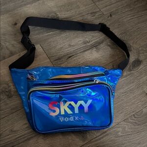 Blue Holographic Sky Vodka fannie pack